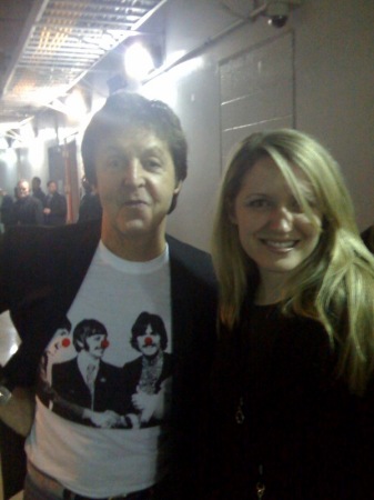 Jamie and Paul McCartney