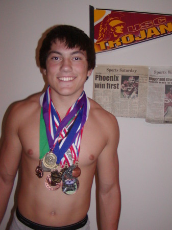 High School Wrestling Medals