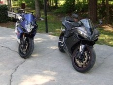 My 2006 GSX-R 1000 and My 2007 Yamaha R1