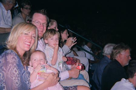 Stepson Kevin, wife Julie and Kids (Holden and Remi).