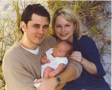 Son-in-law Jon, Daughter Elina, and Noah