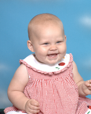 Haley Elizabeth Tuttle at 11 months