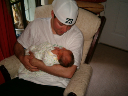 Baby Grace and Daddy