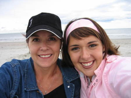 My daughter and I at the beach!