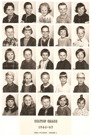 1966-67, Mrs. Putman - Grade 3