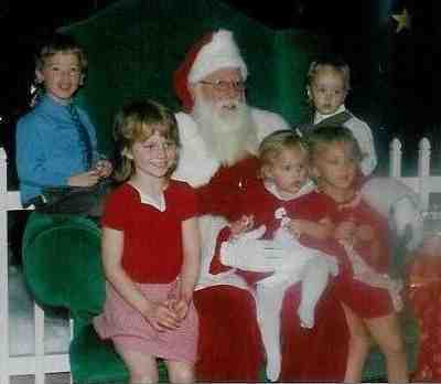 Kids with Santa 2005