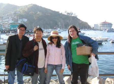 Shooting on location at Catalina Islands_April, 2005