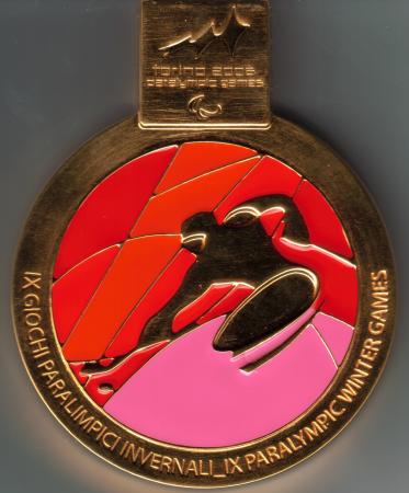 Ma m��daille d'or - Paralympiques - Turin 2006