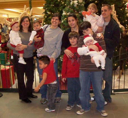 My kids and grandkids at Christmas