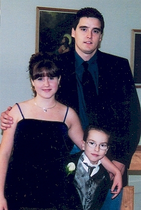 My Hub, Britt and my boy Caleb 2004