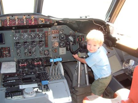 Jack at smokejumper base, summer 2005