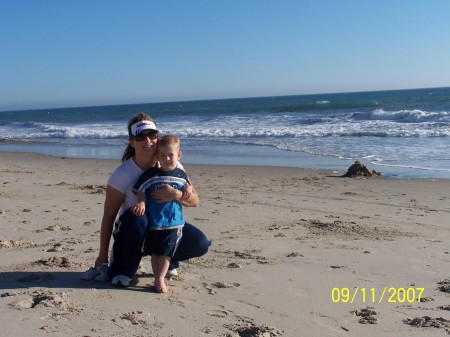 At the San Clemente Beach