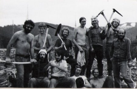 Tree planting in the Cascades