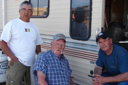 my brothers walt & doug, with my dad