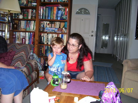 Josh and grandma.