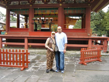 My mom and me in Tokyo during her visit to Japan.