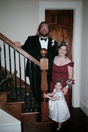 Richard and daughters 2003