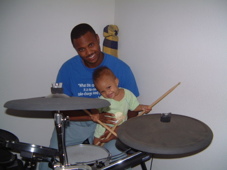 My little drummer girl