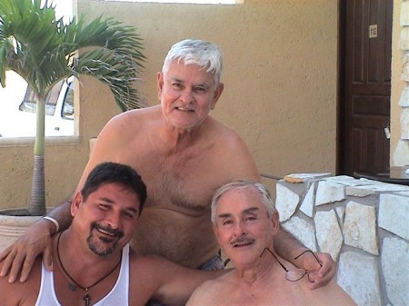 My uncles and I in Mexico