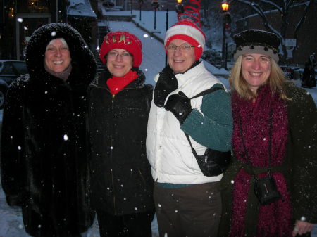 My friend Renee,My Sister Dawn, Mom and I, Galena Dec 2005
