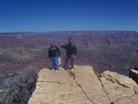 At the Garnd Canyon with my father-in-law