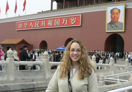 At the Forbidden City in Beijing