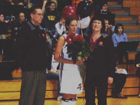 Carlene's Senior B-Ball Game!