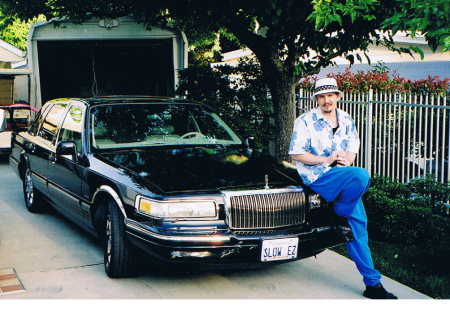 RICK AND HIS CHERRY LINCOLN TOWNCAR NAMED "SLOW EZ"