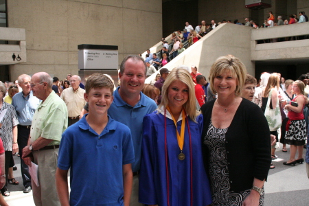 Courtney's graduation from Grapevine H.S.