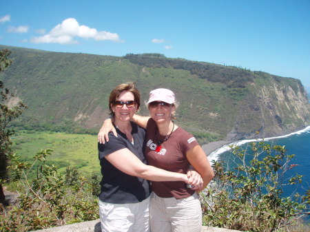 Terry & Me at Waipio Valley, Hawai'i