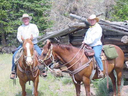 Jim (my husband) and I in Wyoming