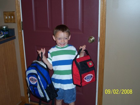 Jake's  1st day of school