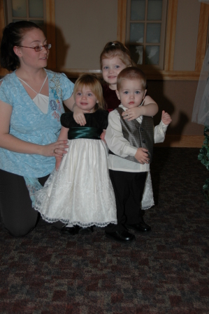 My daughter April and grandkids