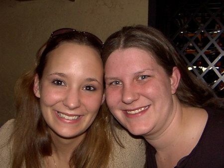 Marie & one of her bride's maids