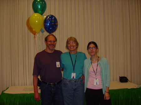 My husband, daughter, and me, 9/2004