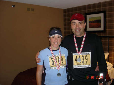 My brother & I after we ran the Toronto Half Marathon