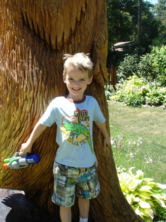 Devon at the lake in Wisconsin