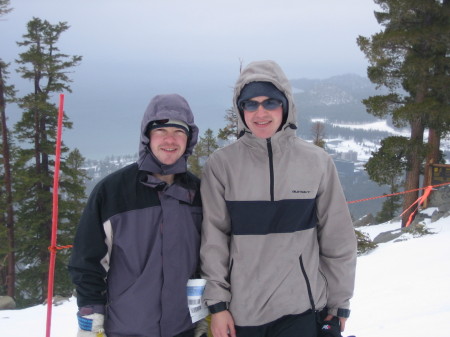 Me and the bro: Ski day at Heavenly
