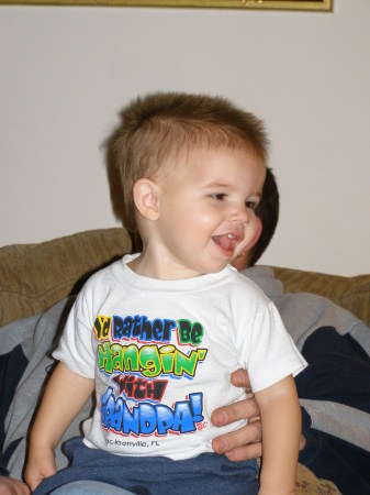 Ashton; my youngest grandson