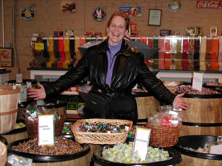 Me in Savanah Candy Store