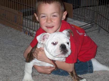 Our Boy and The best dog in the world Bertha