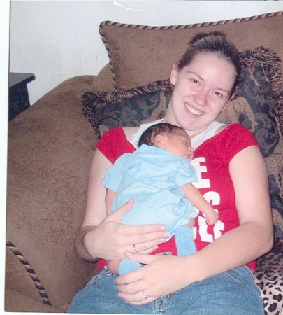 Me and my baby boy in August of 2005