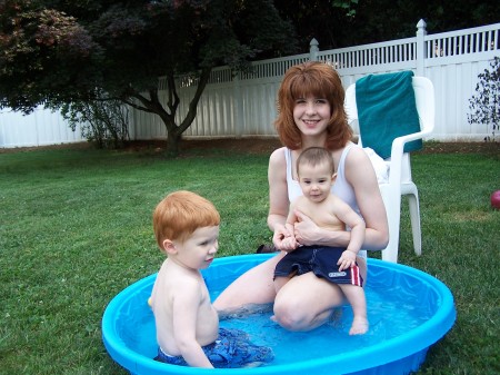 Mom and the boys (2 of them)