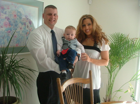 My husband Chris, Jayden & myself