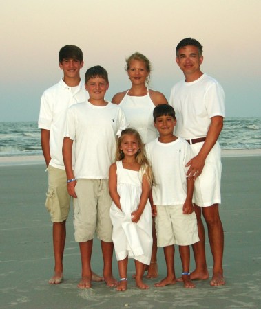 All 6 of us - yes four children