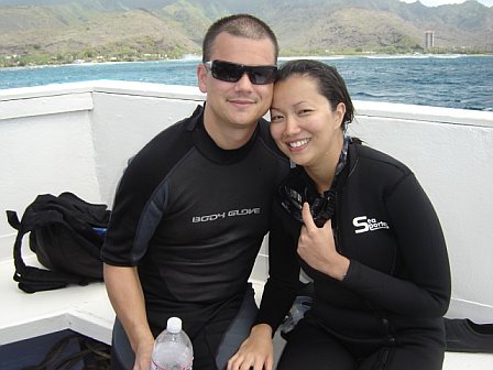 Diving in Oahu