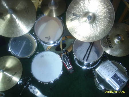 My kit with new cymbals