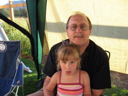 With Granddaughter, Emma     7/07