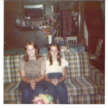 Maureen and Cindy 1975