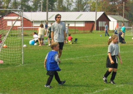 Coaching soccer